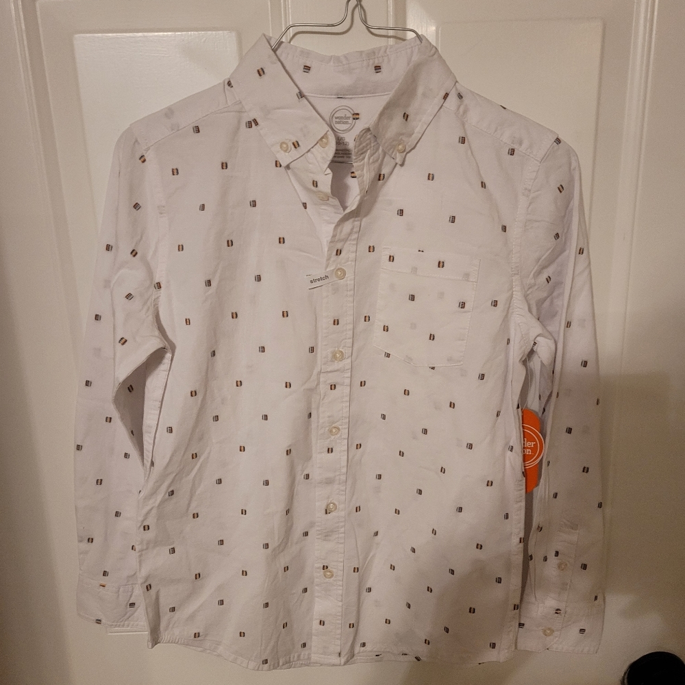 White Button down shirt
